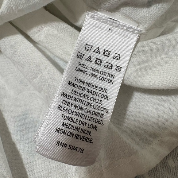 Joie Cotton Summer Babydoll Blouse Girl's Size 7/8 - Picture 7 of 8